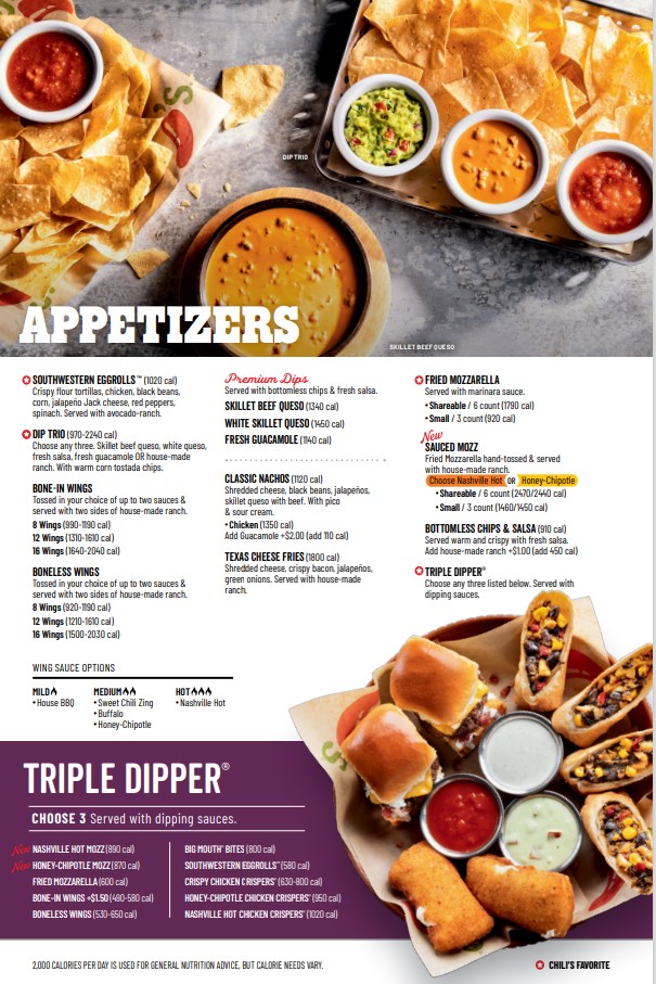 Chili's Grill & Bar Menu-10
