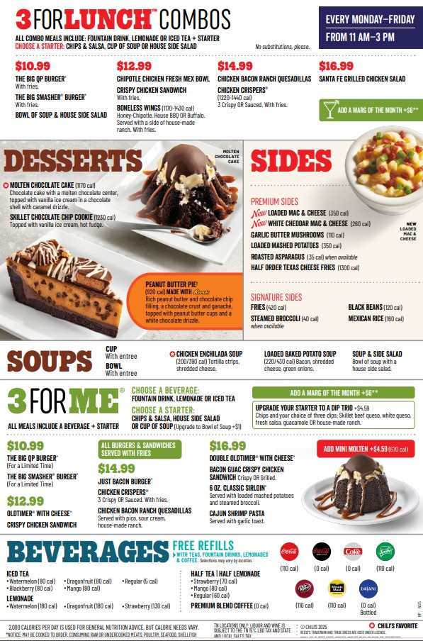 Chili's Grill & Bar Menu-3
