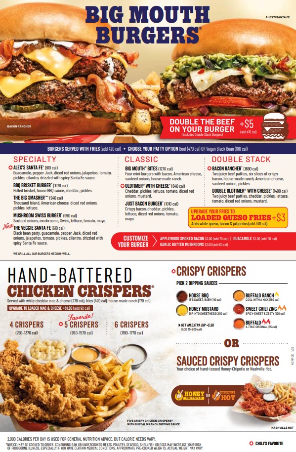 Chili's Grill & Bar Menu-7