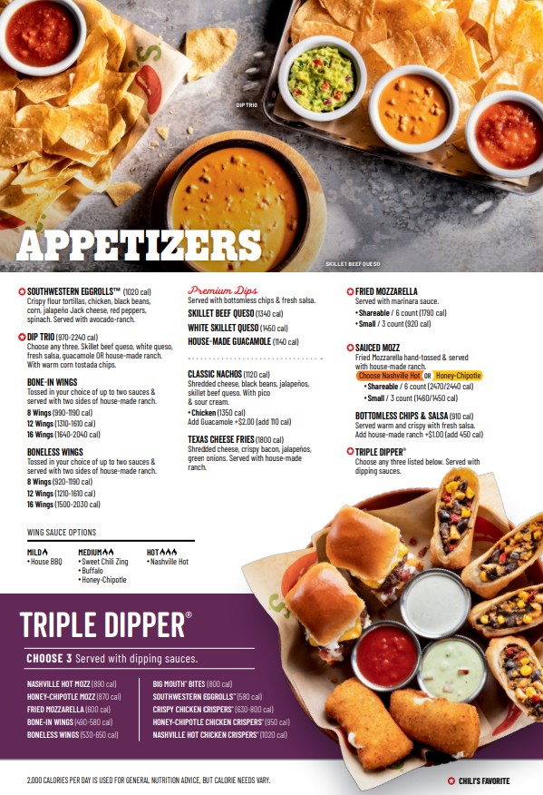 Chili's Grill & Bar Menu-8
