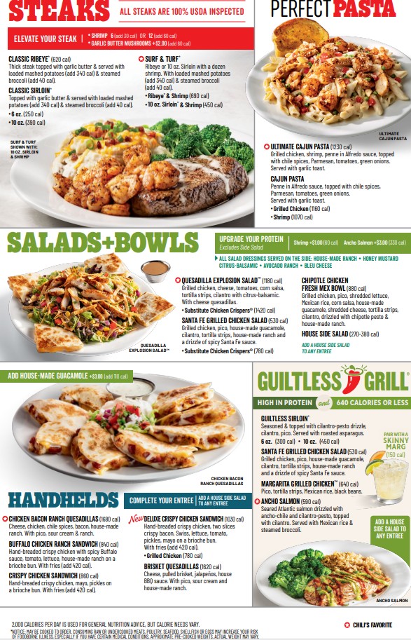 Chili's Grill & Bar Menu-9